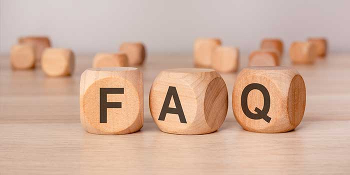 FAQのキューブブロック